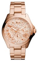 Thumbnail for your product : Fossil 'Cecile' Pavé Dial Multifunction Bracelet Watch, 40mm