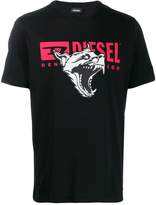 Thumbnail for your product : Diesel wolf print T-shirt