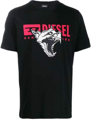 Diesel wolf print T-shirt
