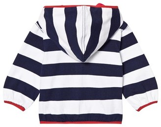 Ralph Lauren Navy and White Stripe Hoody