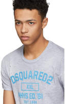 Thumbnail for your product : DSQUARED2 Grey Destroyed Crack Chic Dan T-Shirt
