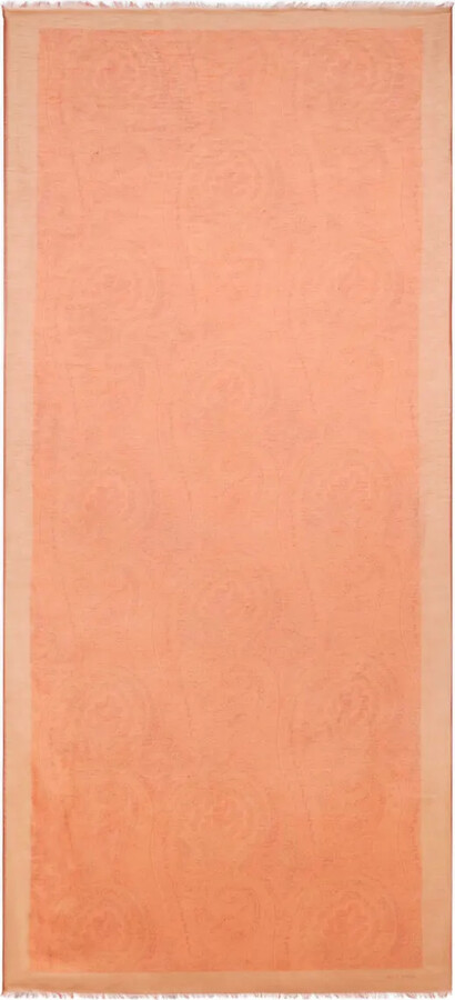 Etro Paisley Motif Linen-Blend Scarf