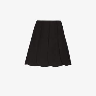Valentino petal pleated mini skirt