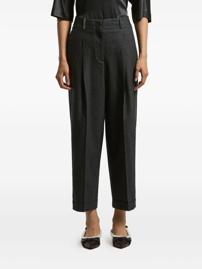 Peserico Chain-Detail Trousers