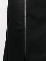 Thumbnail for your product : Alexander McQueen Contrast Stitching Pleated Skirt