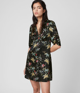 Thumbnail for your product : AllSaints Kota Silk Blend Evolution Dress