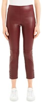 Thumbnail for your product : Theory Snap Leather Leggings