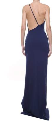 SOLACE London The Petch One-shoulder Stretch-crepe Gown