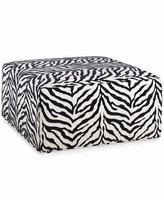 Thumbnail for your product : Furniture Wild Zebra Cocktail Ottoman