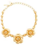 Oscar de la Renta Gardenia necklace 