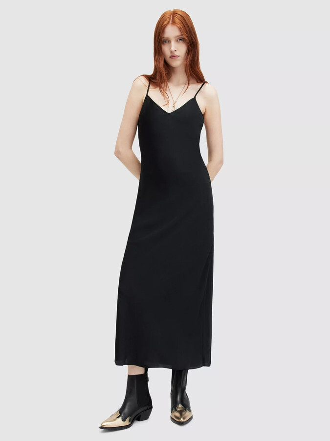 Midi Slip Dress All Saints Dress John Lewis AllSaints Bryony Slip