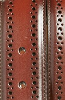 Thumbnail for your product : Allen Edmonds Manistee Brogue Leather Belt