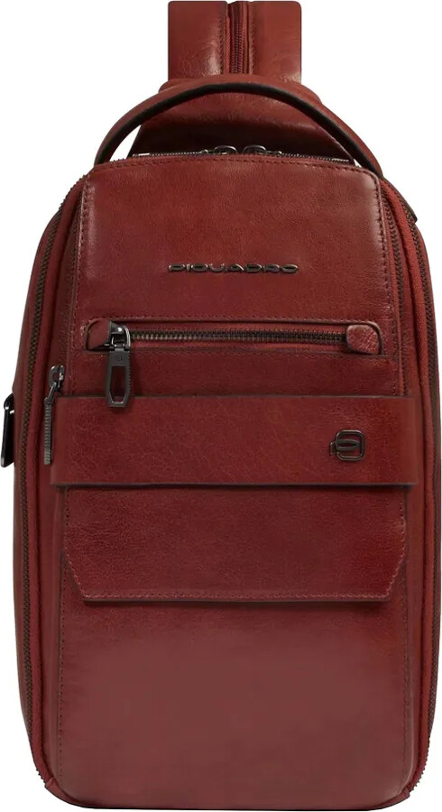 Piquadro Convertible Zip-Pocket Backpack Bag