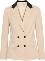 Thumbnail for your product : Alice + Olivia Bergen Double-breasted Twill Blazer