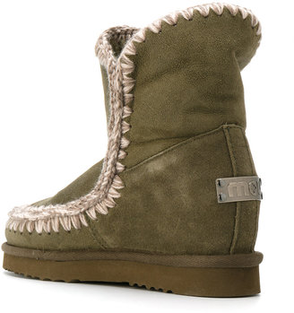 Mou concealed heel Eskimo boots