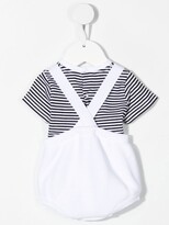 Thumbnail for your product : Emporio Armani Kids Striped Double-Breasted Shorties