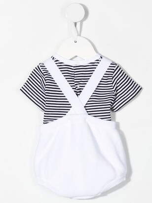 Emporio Armani Kids Striped Double-Breasted Shorties