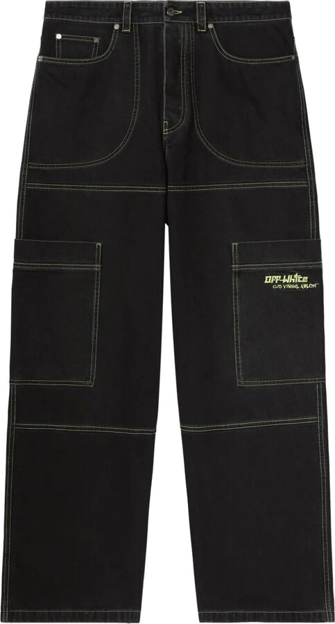 Off-White Irregular cargo jeans