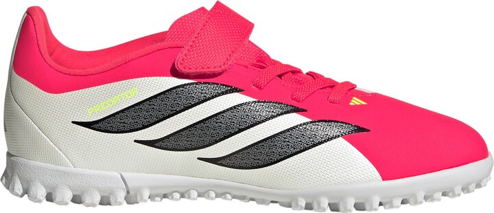 adidas Predator Club FT Kids' EL FG/MG Soccer Cleats, Size 1, Red/White