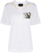 Thumbnail for your product : Simone Rocha lamb print T-shirt