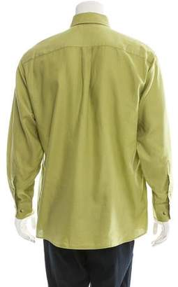 Burberry Long Sleeve Button-Up Shirt
