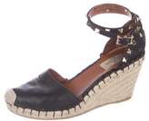 Thumbnail for your product : Valentino Leather Rockstud Wedges