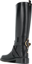 Thumbnail for your product : Chloé Wraparound Strap Knee-High Boots
