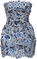 Thumbnail for your product : ODLR Floral Toile Embroidered Mini Dress