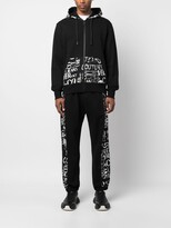 Thumbnail for your product : Versace Jeans Couture Logo-Print Cotton Track Pant