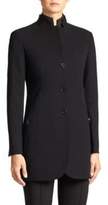 Thumbnail for your product : Akris Architecture Collection Parker Leather-Collar Jacket