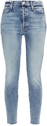 Mother The Stunner Cropped Mid-rise Skinny Jeans