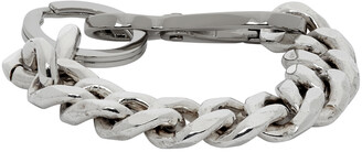 Martine Ali Silver Cuban Link Bracelet