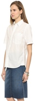 Thumbnail for your product : Mother Frenchie Short Sleeve Buttondown