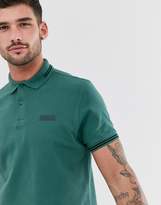 Thumbnail for your product : Barbour International essential tipped polo in teal-Green