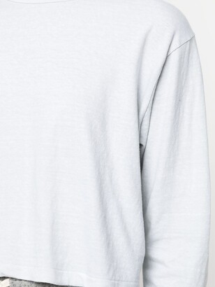 John Elliott recycled cotton long-sleeved T-shirt