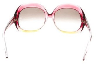 Balenciaga Oversize Round Sunglasses