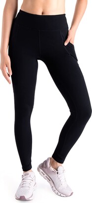 Yogipace Tall Women's High Waisted Ribbed Yoga Leggings Extra Long Rib  Tights Workout Pants with Pockets - ShopStyle Trousers