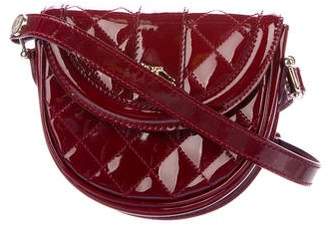 Burberry Quilted Patent Mini Crossbody Bag