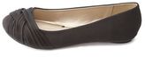 Thumbnail for your product : Charlotte Russe Crisscrossing Ruched Ballet Flats