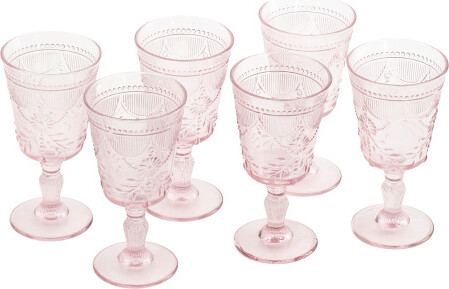Set Of 6 Debutante Water Goblets