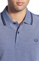 Thumbnail for your product : Fred Perry Trim Fit Twin Tipped Polo