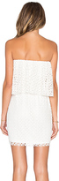 Thumbnail for your product : T-Bags LosAngeles Strapless Ruffle Mini Dress
