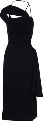 Jacquemus Draped One-Shoulder Dress - ShopStyle