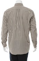 Thumbnail for your product : Luciano Barbera Plaid Button-Up Shirt