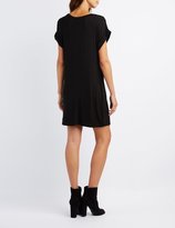 Thumbnail for your product : Charlotte Russe Scoop Neck T-Shirt Dress