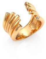 Thumbnail for your product : Kelly Wearstler Fulham White Sapphire-Adorned Ring