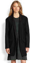 Thumbnail for your product : Rag and Bone 3856 Camila Leather-Trimmed Wool Blazer
