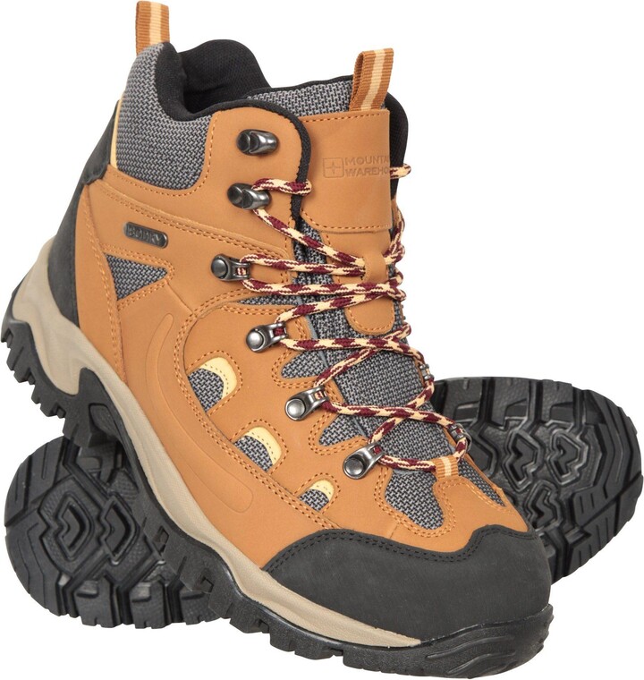 Mountain Warehouse Adventurer Leather Boots Waterproof Footwear - ShopStyle