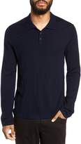Thumbnail for your product : Vince Slim Fit Long Sleeve Wool & Cashmere Polo
