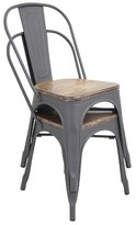 Thumbnail for your product : Lumisource 5 Piece Oregon Dining Table Set - Vintage Gray